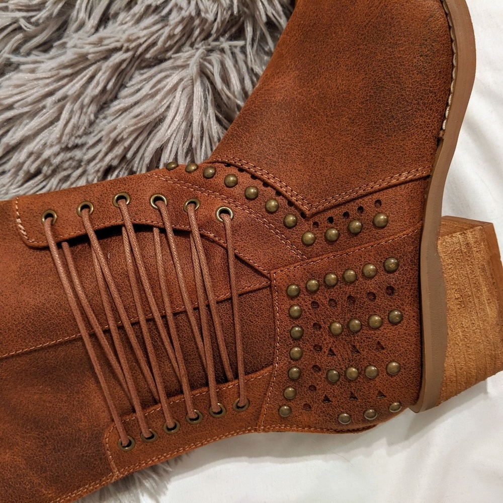 Not Rated Brown Riding Boots - Picture 6 of 7